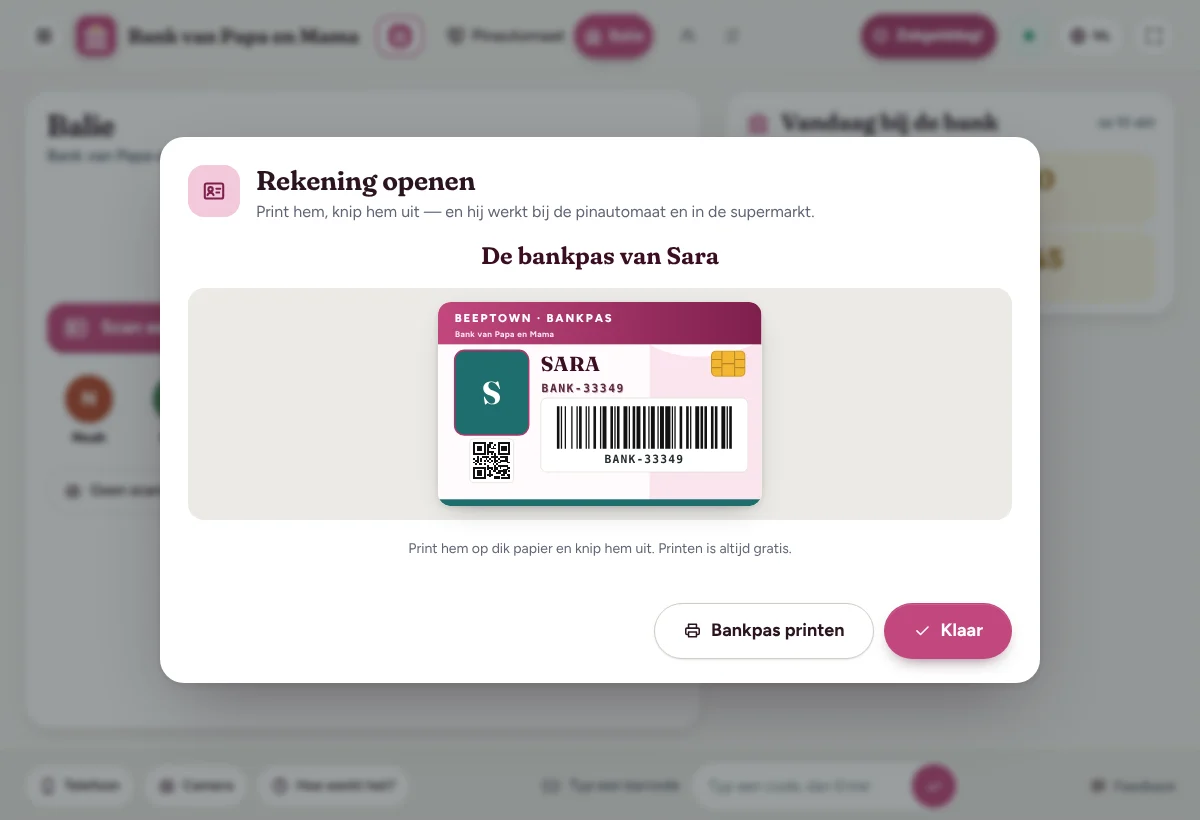 Een rekening openen
